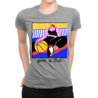 Work It Out 80s Ladies Fitted T-shirt | Artistshot