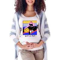 Work It Out 80s Maternity Scoop Neck T-shirt | Artistshot