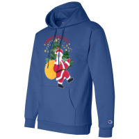 Merry Christmas Santa Clause Decorated Tree T Shir Champion Hoodie | Artistshot