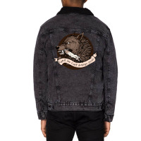 Lupus Brown Unisex Sherpa-lined Denim Jacket | Artistshot