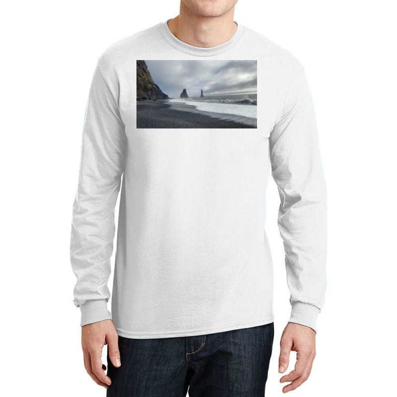 The Black Beach Long Sleeve Shirts by lannonchisumn | Artistshot