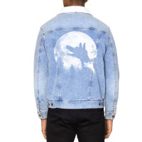 Bark At The Moon! Unisex Sherpa-lined Denim Jacket | Artistshot