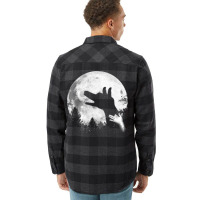 Bark At The Moon! Flannel Shirt | Artistshot