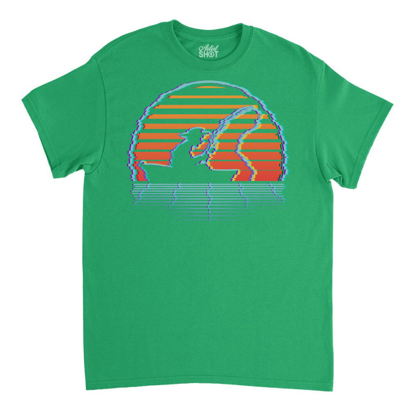 Fishing Vaporwave Fisherman Retro Synthwave Boy Classic T-shirt | Artistshot