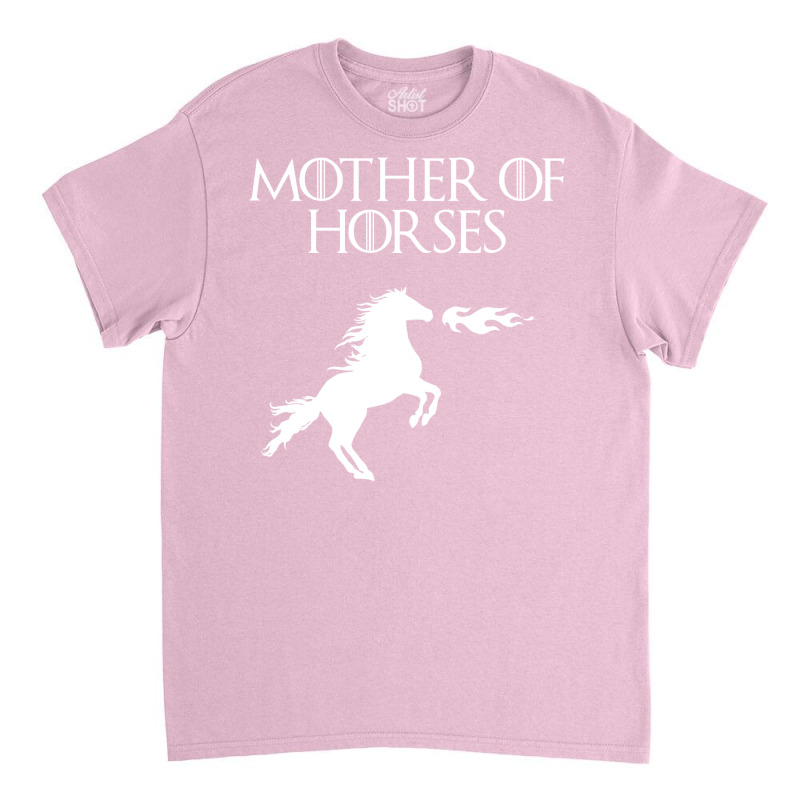 Mother Of Horses (white) Classic T-shirt by sivelslebeckl | Artistshot