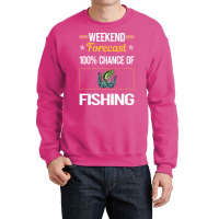 Funny Weekend Fishing Red Crewneck Sweatshirt | Artistshot