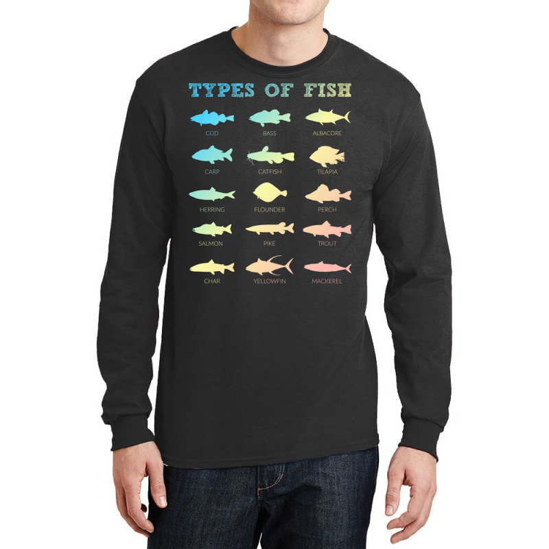 Funny Fisherman Bass Catfish Trout Fishing Lover T Long Sleeve Shirts | Artistshot