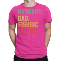 Husband Dad Fishing Legend Fisher 70s T-shirt | Artistshot