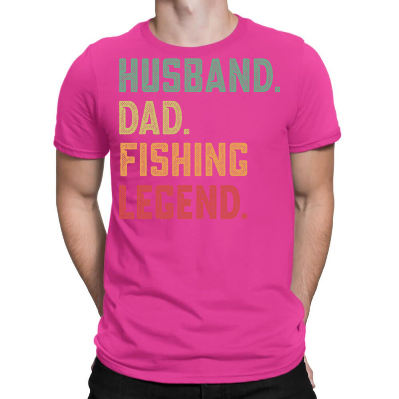 Husband Dad Fishing Legend Fisher 70s T-Shirt by orriabijli6 | Artistshot