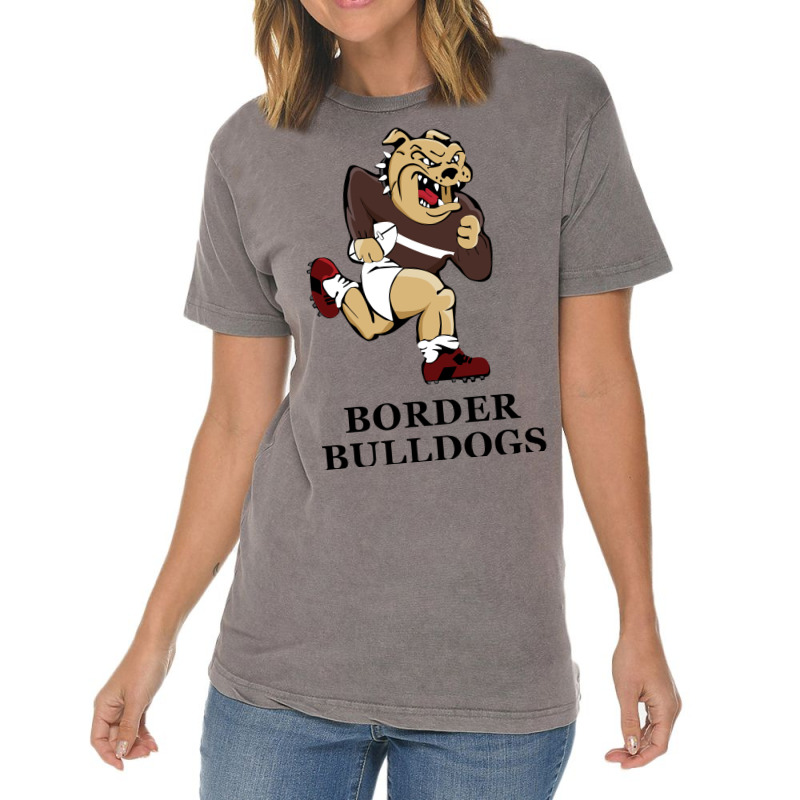 Border Bulldogs Vintage T-shirt | Artistshot