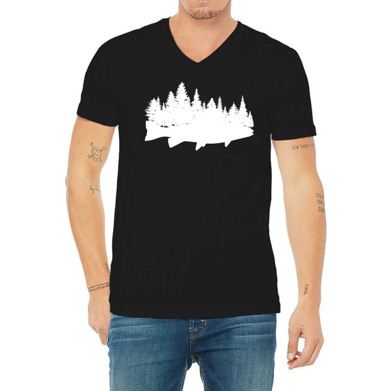 Nature Fish Animal Fishing Stars V-neck Tee | Artistshot