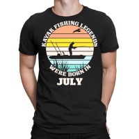 Kayak Fishing Legends Were Born In July Girl T-shirt | Artistshot