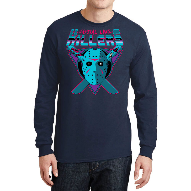 Crystal Lake Killers (retro Variant) Long Sleeve Shirts by cuestapinnb | Artistshot