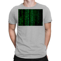 Matrix Computer Data Pattern T-shirt | Artistshot