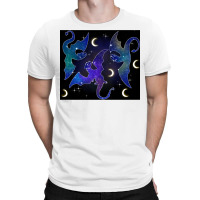 Night Sky Dragons Flying T-shirt | Artistshot