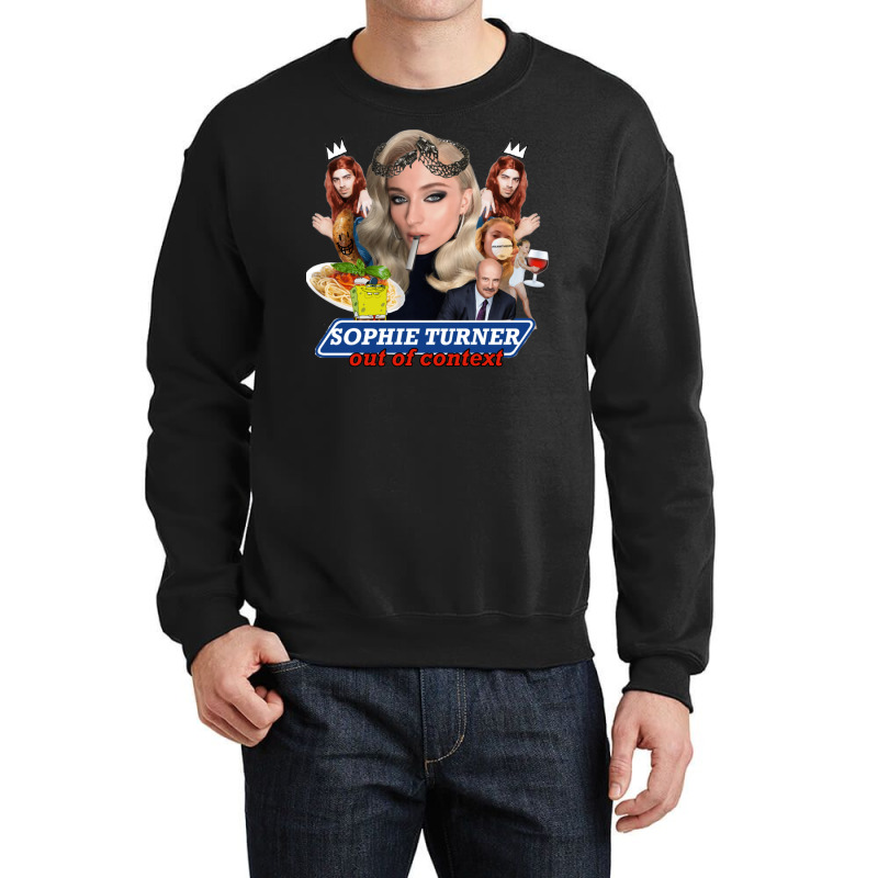 Sophie Turner 8 Crewneck Sweatshirt by ferrarperishc | Artistshot