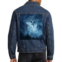 The Night King Arrives Men Denim Jacket | Artistshot