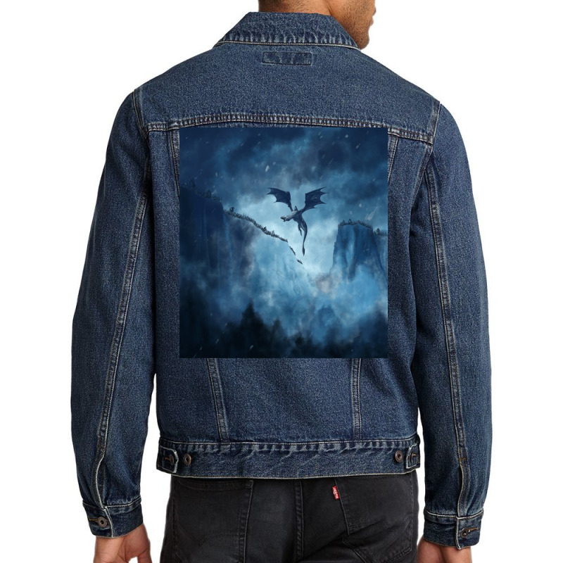 The Night King Arrives Men Denim Jacket by ferrarperishc | Artistshot