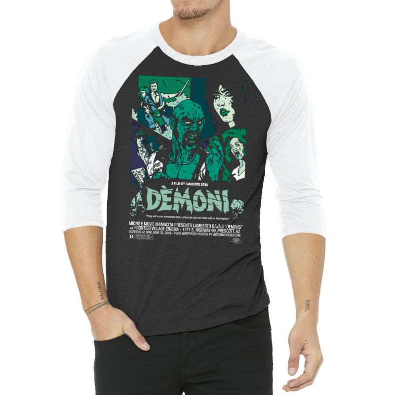 Demons 3 3/4 Sleeve Shirt | Artistshot