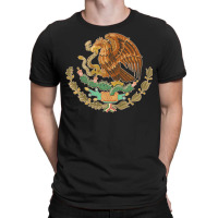 Vintage Distressed Coat Of Arms Of Mexico T-shirt | Artistshot