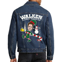 Walken In A Winter Wonderland1 Men Denim Jacket | Artistshot