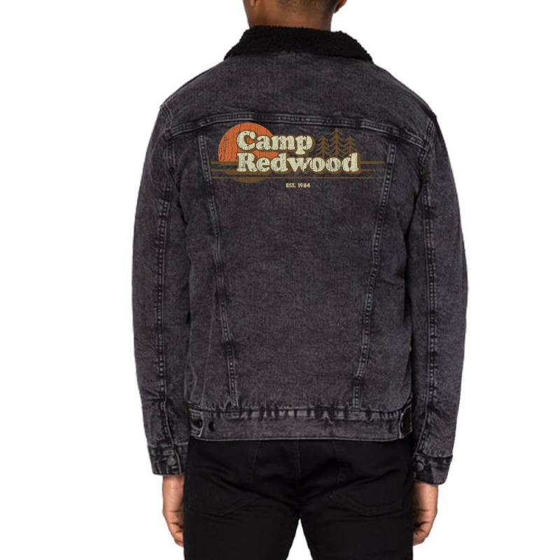 Camp Redwood 1984 Unisex Sherpa-Lined Denim Jacket by fiserpoughk | Artistshot