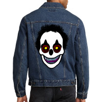 Clown Skull   Pat Men Denim Jacket | Artistshot