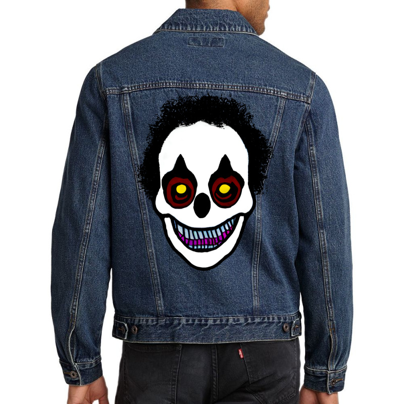 Clown Skull   Pat Men Denim Jacket | Artistshot