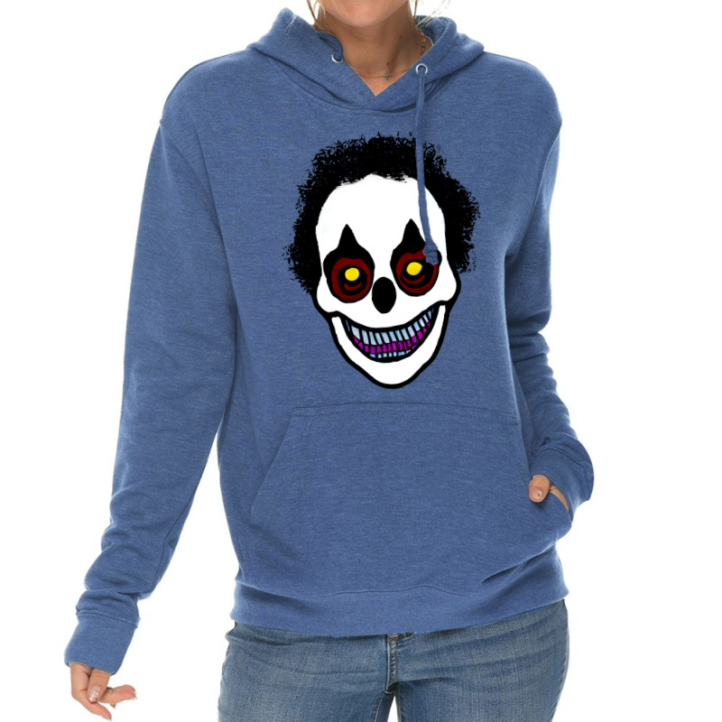 Clown Skull   Pat Lightweight Hoodie | Artistshot