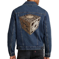 Cenobite Lament Configuration Puzzle Box Men Denim Jacket | Artistshot