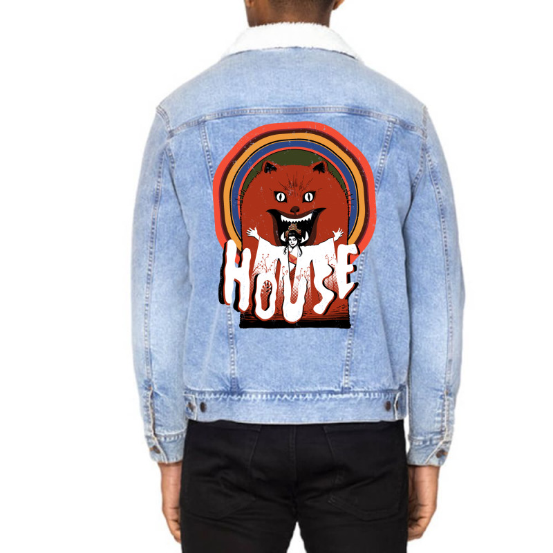 Hausu Unisex Sherpa-lined Denim Jacket | Artistshot