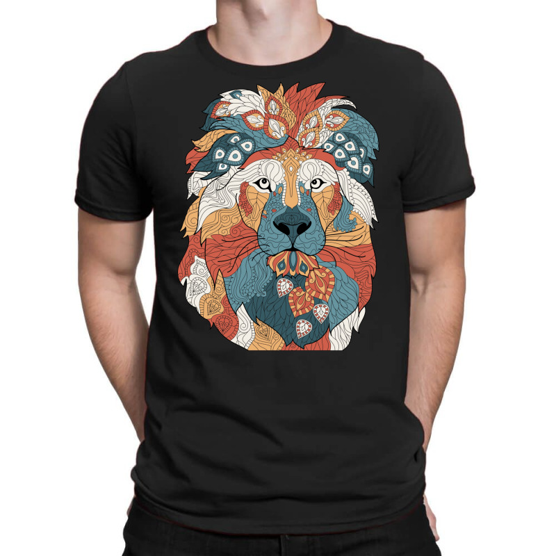 Lion Art Funny Gift For Men Women And Kids T-Shirt by zagarboddaq | Artistshot