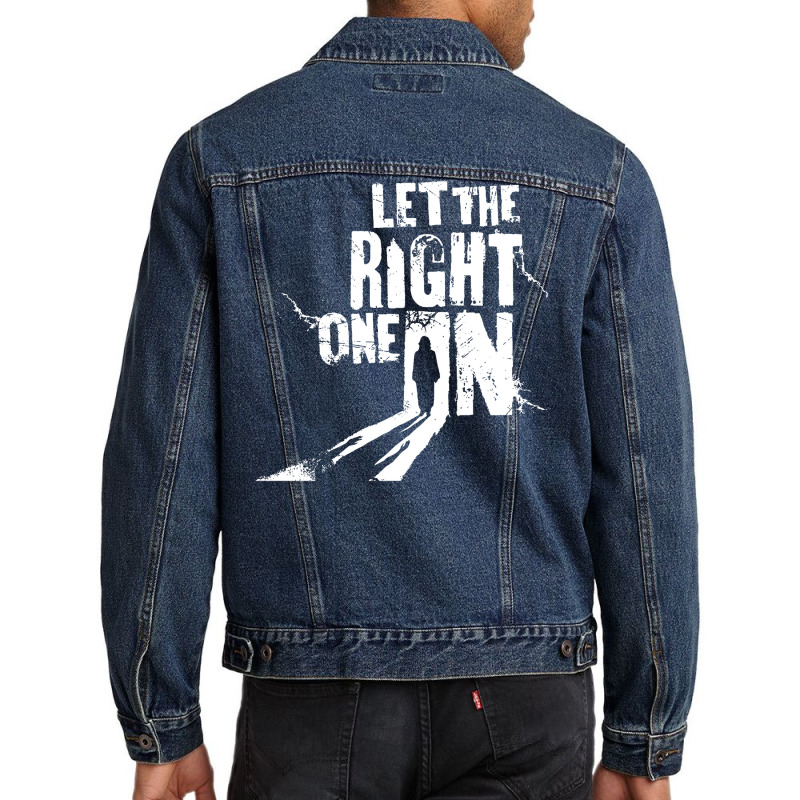 Let The Right One In 1 Men Denim Jacket | Artistshot