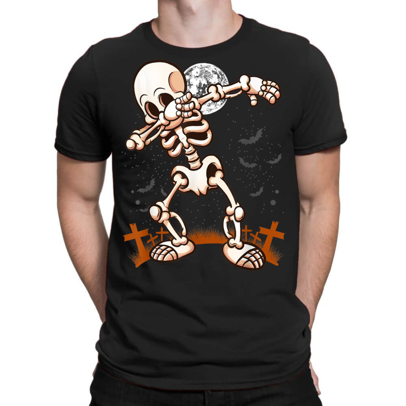 Halloween Shirts For Boys Kids Girl Dabbing Skelet T-shirt | Artistshot