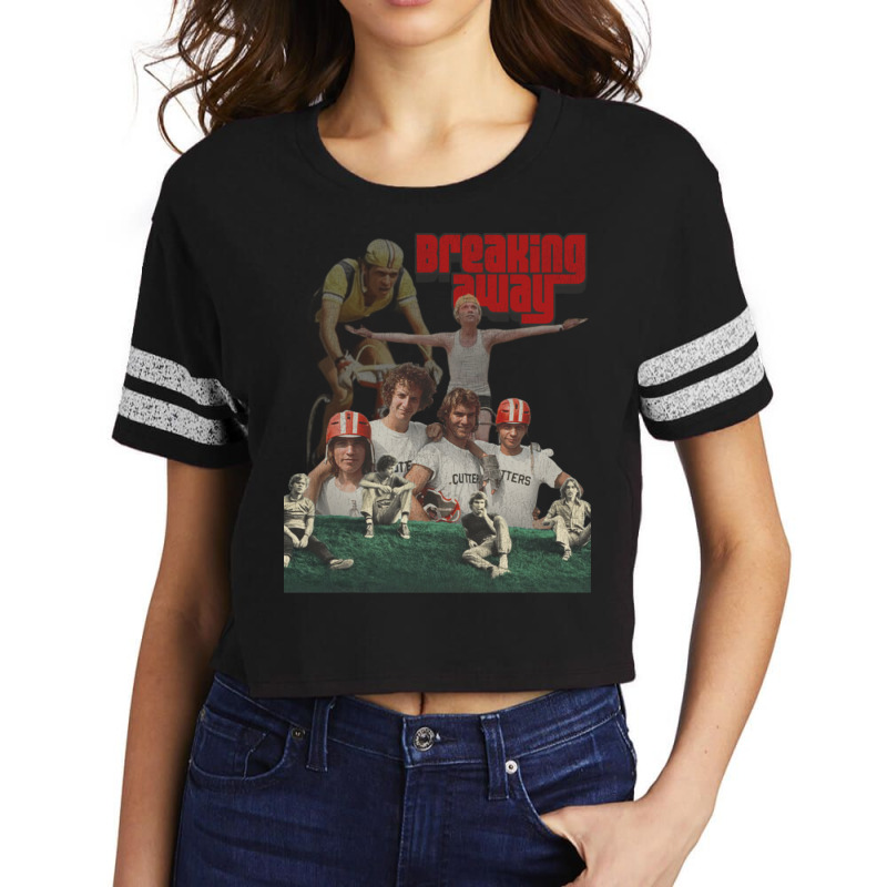 Breaking Away Scorecard Crop Tee by yankeucsirke3 | Artistshot