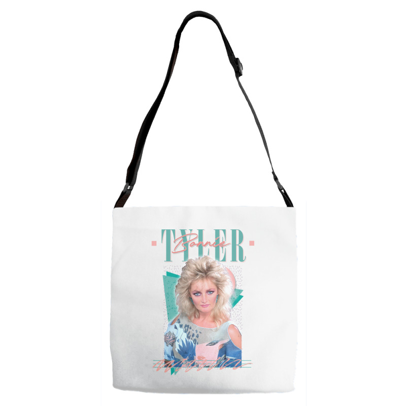 Bonnie Tyler  80s Aesthetic Fan Art Design Adjustable Strap Totes | Artistshot