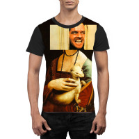 Lady With An Ermine Jack Nicholson Art 2 Graphic T-shirt | Artistshot