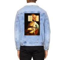 Lady With An Ermine Jack Nicholson Art 2 Unisex Sherpa-lined Denim Jacket | Artistshot