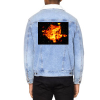 Inferno Unisex Sherpa-lined Denim Jacket | Artistshot