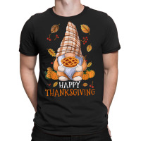 Cute Gnome Happy Thanksgiving Autumn Fall Pumpkin T-shirt | Artistshot