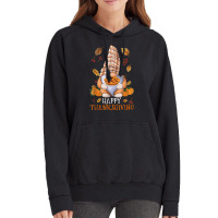 Cute Gnome Happy Thanksgiving Autumn Fall Pumpkin Vintage Hoodie | Artistshot