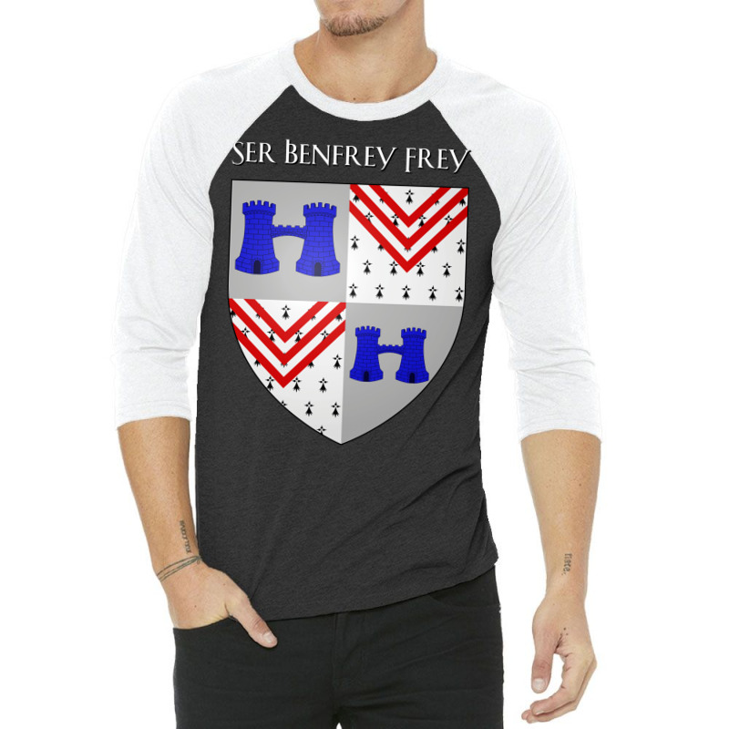 Ser Benfrey Frey Coat Of Arms Heraldry Sigil   A S 3/4 Sleeve Shirt | Artistshot