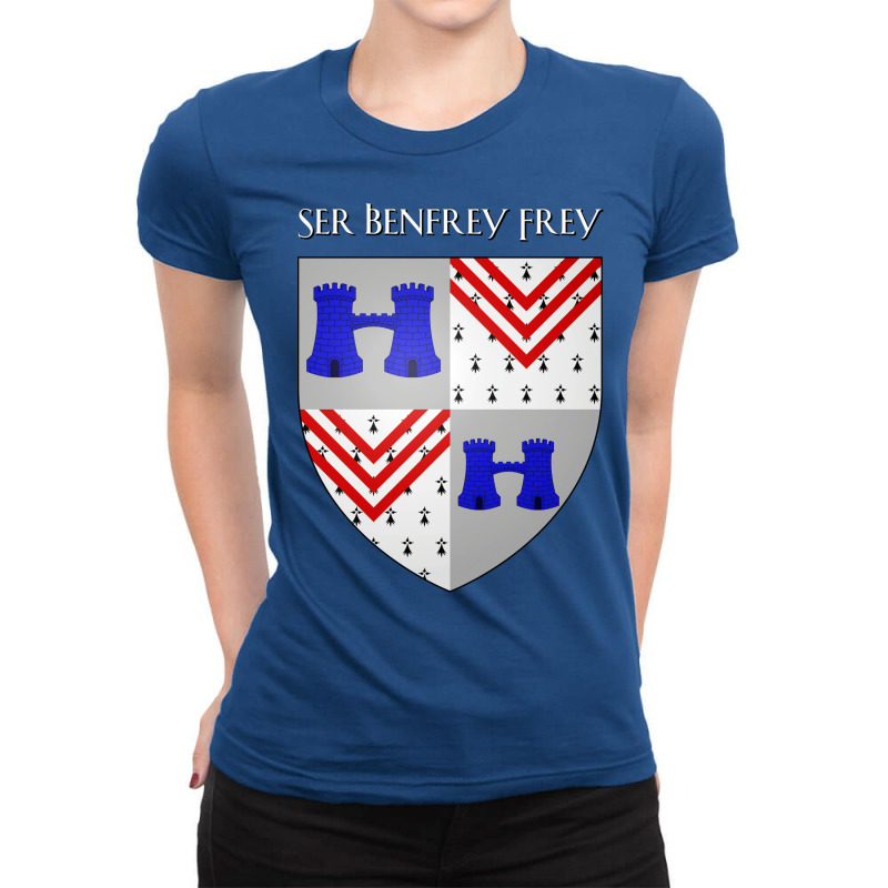 Ser Benfrey Frey Coat Of Arms Heraldry Sigil   A S Ladies Fitted T-shirt | Artistshot