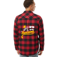 Wake Up And Be Awesome Flannel Shirt | Artistshot