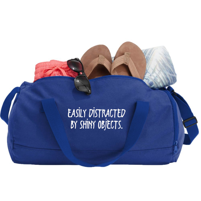 Easily Distracted By Shiny Objects Duffel Bag | Artistshot