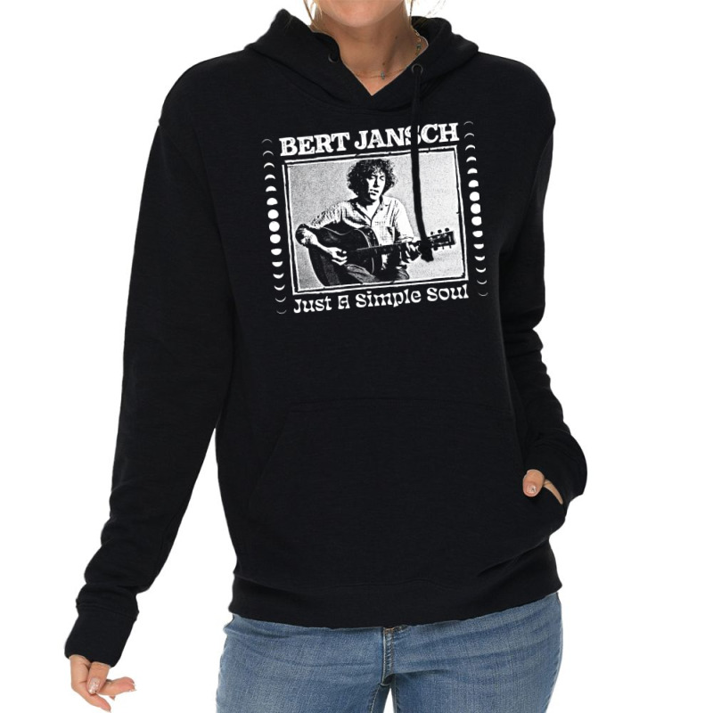 Bert Jansch  Retro Style Folk Music Design Lightweight Hoodie by lyxellseradjq | Artistshot