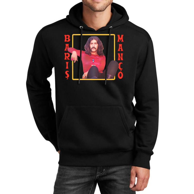 Barış Manço  Original Psychedelic Design Unisex Hoodie by xaqaniportv | Artistshot