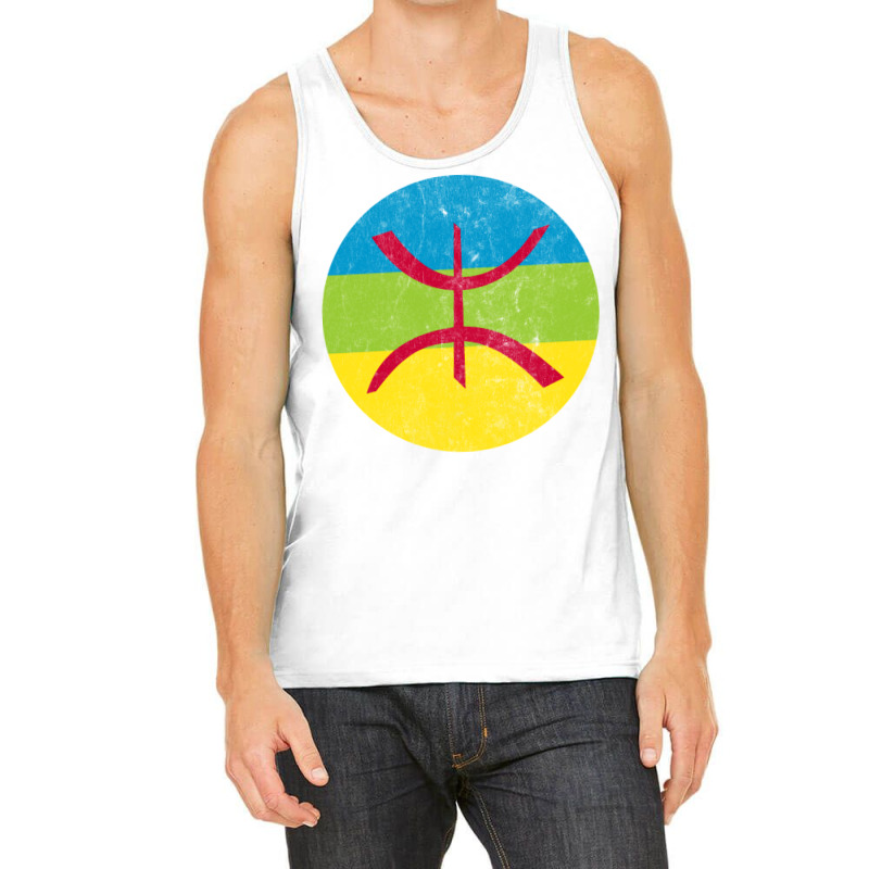 Berber  Imazighen Faded Style Flag Design Tank Top | Artistshot