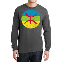 Berber  Imazighen Faded Style Flag Design Long Sleeve Shirts | Artistshot