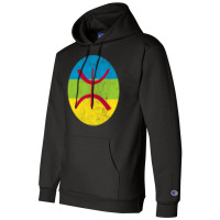 Berber  Imazighen Faded Style Flag Design Champion Hoodie | Artistshot